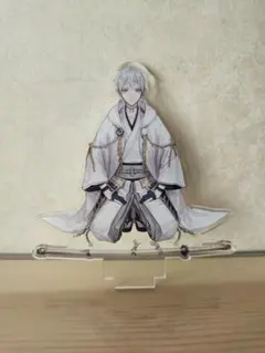 跪坐 鶴丸国永刀剣乱舞 スクエア 缶バッジ とうらぶ - メルカリ