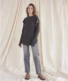 ALEXIA STAM Two-Way Waffle Top