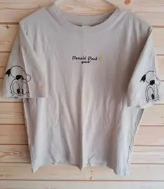ドナルドダック 半袖Tシャツ ベージュのサムネイル