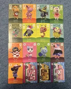 あつ森　あつまれどうぶつの森　アミーボ　amiibo カード　16枚セット