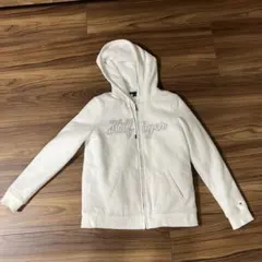 Tommy Hilfiger フード付きパーカー XS ホワイト