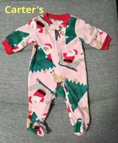 【美品】carter's サンタデザインロンパース 3m