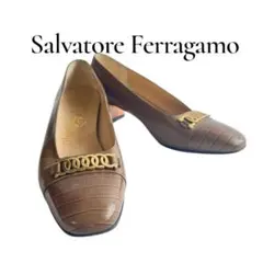 Salvatore Ferragamo フェラガモ　パンプス5 1/2D