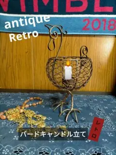 オブジェ アンティーク鳥