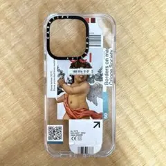 【美品】iPhone14Pro CASETiFY アートプリントクリアケース
