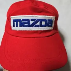 80s ビンテージトラッカー　企業ロゴ　MAZDAマツダ　旧車　デッドストック