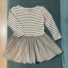 SHIPS ストライプ柄ワンピース　130 女の子