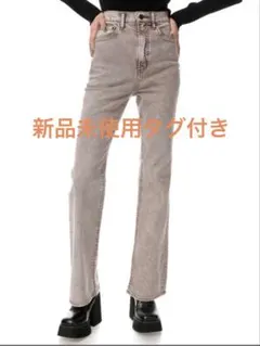 【新品未使用タグ付き】SLY JEANS フレアデニムパンツ グレーのサムネイル