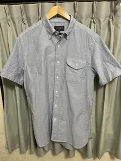 BEAMS PLUS ボタンダウン半袖 オックスフォードシャツ　ビームス百名品