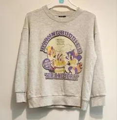 トムとジェリー トレーナー130 ライトグレー