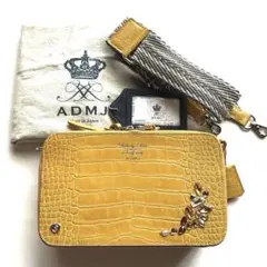 新品】ADMJ 子牛革モーツァルト 2wayミニボストンバッグ フォレスト 緑