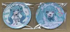 ホログラム缶バッジ　コンセプトカフェ　初音ミク