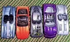 現状品　ホットウィール　シボレー　コルベット　ルース５台まとめて　＃マテルのサムネイル