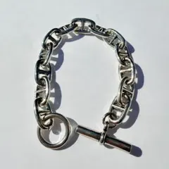 シルバー アンカーチェーンブレスレッ ト 【刻印あり】