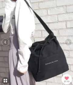 CORNERSロゴ入りキャンバストートバック