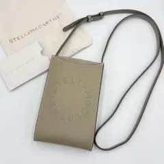 【未使用級】ステラマッカートニー スタッズ ロゴ フォン ショルダーバッグのサムネイル
