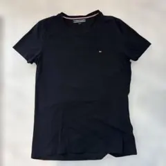 TOMMY HILFIGER ブラック Vネック Tシャツ S