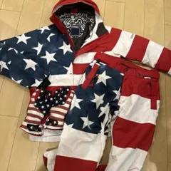 ARBN スノーボード　ウェア　上下セット　グローブ