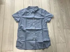 無印良品 半袖シャツ ブルー Mサイズのサムネイル