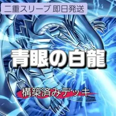 遊戯王 大会構築原石青眼デッキ40枚＋E X15枚＋スリーブ＋α - メルカリ