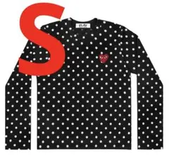 PLAY COMME DES GARÇONS ポルカドット長袖Tシャツ S - メルカリ