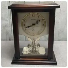 〈ジャンク品〉CITIZEN クオーツ 置時計 クラシックスタイル　4RG481