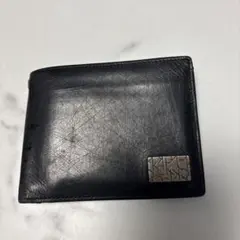 CK ブラック 二つ折り財布