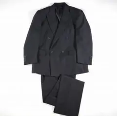 新品 未使用 スーツ 総裏 96Y7 チャコール（ブラック） 織柄 ビジネス 新品 未使用 ストレッチ スーツ 96Y7 ブラック ピンストライプ 織柄