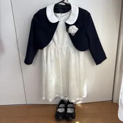 入学式、発表会 プティマイン 130cm ワンピース、ボレロ、シューズ20センチ