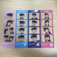 名探偵コナン キャラクリアフォト 工藤新一、毛利蘭、コナン