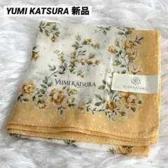 h*a様 YUMI KATSURA 新品✨桂由美 ハンカチ 花柄 黄色 イエローのサムネイル