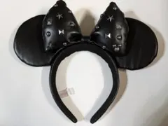 ディズニー ミニー カチューシャ レザー スタッズ
