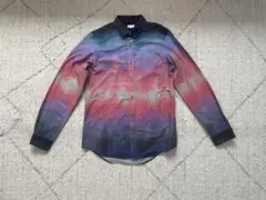 ポールスミス　メンズ　グラデーション　シャツ　Mサイズ