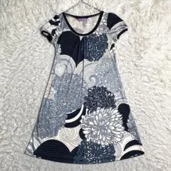 美品✨Vivienne Tam ワンピース パワーネット スワールパターン 絹のサムネイル