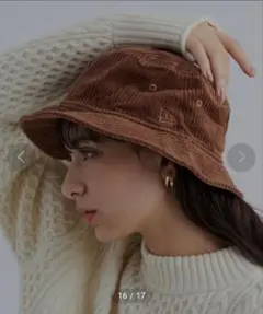 NEW ERA バケットハット BUCKET-01 ブラウン