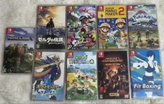 【人気作9点】Nintendo Switch ソフト/ポケモン/マイクラ/あつ森