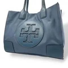 TORY BURCH トリーバーチ レザー ナイロン トートバッグ 블루