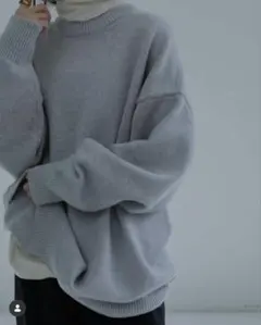 digne crew neck knit ニット