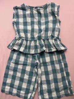 【nanako様専用】pairmanon チェック柄セットアップ 100cm