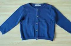 ミキハウス　MIKIHOUSE　カーデガン　80サイズ 女の子 ネイビー