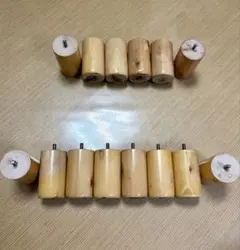 M8 ベッド脚 【８本セット】高さ10cm