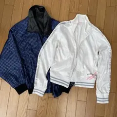 SKECHERS 白　リバーシブル ブルゾン ジャケットのサムネイル