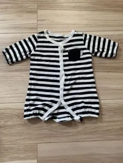 BABIESRUS ボーダー ロンパース 50-60cm