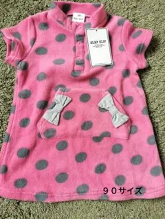 SLAPSLIP　フリース　ワンピース　９０サイズ