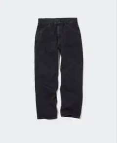 UNIQLOユニクロ　ワイドフィットジーンズ　33サイズ　ブラックのサムネイル