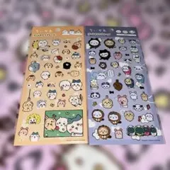 正規品 ちいかわ ゴールドクリアシール リボン ピース