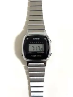 CASIO 腕時計 3744 ムーンフェイス ブラック - メルカリ