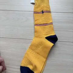 ポロ・ラルフ・ローレン イエローストライプソックス