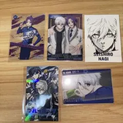 凪誠士郎　御影玲王　カード　ぱしゃこれ　ステッカー　5枚セット
