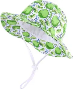 100%コットン 新生児 ベビー サンハット 赤ちゃん キッズ 子供